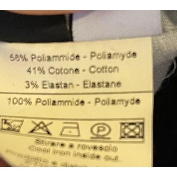 Made In Italy Jacket J.Au.G. Crop M Black Tulle Over White Cotton Retro 50s Look - Picture 11 of 12